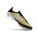 Crampons de Football adidas F50+ Elite FG Doré Noir Blanc 