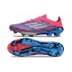 Crampons de Football adidas F50+ Elite FG Bleu Solaire Blanc Ftwr Rose