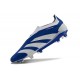 Chaussure adidas Predator Elite Laceless FG Bleu Blanc