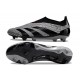 Chaussure adidas Predator Elite Laceless FG Carbone Noir