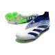 Chaussure adidas Predator Elite Laceless FG Bleu Blanc Vert