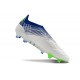 Chaussure adidas Predator Elite Laceless FG Bleu Blanc Vert