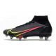 Nike Mercurial Superfly 8 Elite SG AC Black x Prism - Noir Jaune Rouge