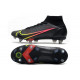Nike Mercurial Superfly 8 Elite SG AC Black x Prism - Noir Jaune Rouge