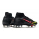 Nike Mercurial Superfly 8 Elite SG AC Black x Prism - Noir Jaune Rouge