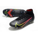 Nike Mercurial Superfly 8 Elite SG AC Black x Prism - Noir Jaune Rouge