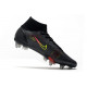 Nike Mercurial Superfly 8 Elite SG AC Black x Prism - Noir Jaune Rouge
