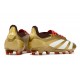 Crampon adidas Predator Elite FG Or Blanc Rouge