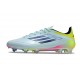 Chaussures adidas F50 Elite FG Bleu Noir Jaune