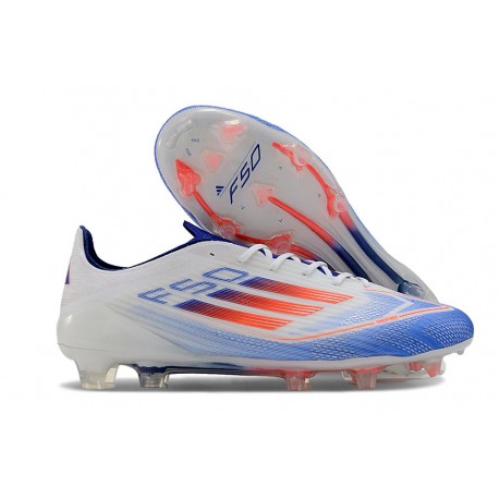 Chaussures adidas F50 Elite FG Bleu Blanc Rouge