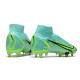 Nike Mercurial Superfly VIII Elite SG Anti-Clog Dynamique Vert Citron
