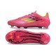 Chaussures adidas F50 Elite FG Rose Jaune