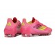 Chaussures adidas F50 Elite FG Rose Jaune