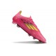 Chaussures adidas F50 Elite FG Rose Jaune