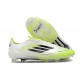 Chaussures adidas F50 Elite FG Blanc Noir Volt