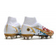 Nike Mercurial Superfly VIII Elite SG Anti-Clog Ronaldo Blanc Rouge Or