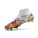 Nike Mercurial Superfly VIII Elite SG Anti-Clog Ronaldo Blanc Rouge Or