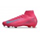 Chaussure Nike Mercurial Superfly X Elite FG Rose Gris