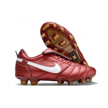 Nike Tiempo Legend 10 Elite FG Nouvel Rouge Blanc