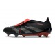 Adidas Predator Elite Foldover Tongue FG Noir Gris Quatre Rouge Lucide