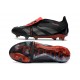 Adidas Predator Elite Foldover Tongue FG Noir Gris Quatre Rouge Lucide