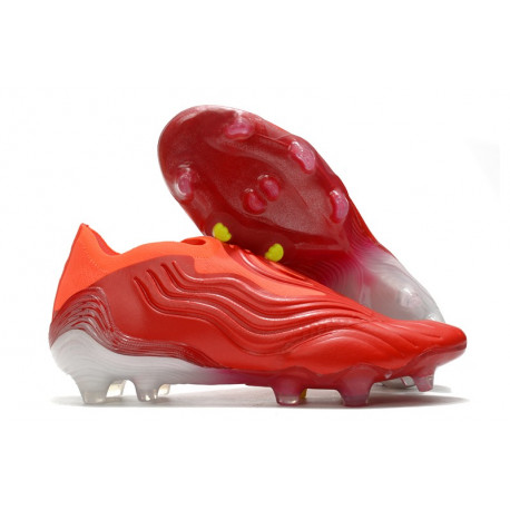 Chaussure de foot adidas Copa Sense + FG Meteorite - Rouge Blanc Rouge
