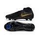 Nike Phantom Luna II Elite FG Chaussure Noir Or Monnaie Métallique
