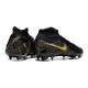 Nike Phantom Luna II Elite FG Chaussure Noir Or Monnaie Métallique