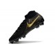 Nike Phantom Luna II Elite FG Chaussure Noir Or Monnaie Métallique