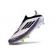 adidas F50+ Sans Lacets FG X Messi Blanc Ftwr Noir Violet Uni