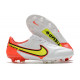 Nike Tiempo Legend 9 Elite Terrain sec Chaussures Blanc Volt Carmin