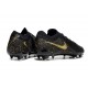 Nike Phantom Luna 2 Elite FG Crampons Noir Or Monnaie Métallique