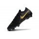 Nike Phantom Luna 2 Elite FG Crampons Noir Or Monnaie Métallique