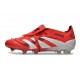 Chaussure Adidas Predator Elite FT FG Rouge Lucide Blanc Noir