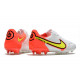 Nike Tiempo Legend 9 Elite Terrain sec Chaussures Blanc Volt Carmin