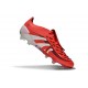 Chaussure Adidas Predator Elite FT FG Rouge Lucide Blanc Noir