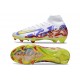 Nike Zoom Mercurial Superfly 10 Elite FG Blanc Violet Jaune