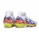 Nike Zoom Mercurial Superfly 10 Elite FG Blanc Violet Jaune