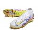 Nike Zoom Mercurial Superfly 10 Elite FG Blanc Violet Jaune