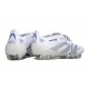 Chaussure Adidas Predator Elite FT FG Blanc Argent Métallique Royal Vif