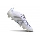 Chaussure Adidas Predator Elite FT FG Blanc Argent Métallique Royal Vif