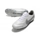 Nike Tiempo Legend 9 Elite Terrain sec Chaussures de Foot Blanc Gris