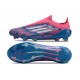Adidas F50 Elite Laceless FG Bleu Solaire Blanc Ftwr Rose
