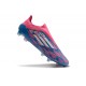 Adidas F50 Elite Laceless FG Bleu Solaire Blanc Ftwr Rose
