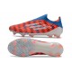 Adidas F50 Elite Laceless FG Rouge Blanc Bleu