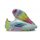 Adidas F50 Elite Laceless FG Bleu Noir Jaune