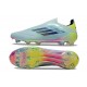 Adidas F50 Elite Laceless FG Bleu Noir Jaune