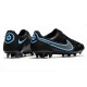 Nike Tiempo Legend 9 Elite Terrain sec Chaussures Foot Noir Gris Acier