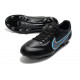 Nike Tiempo Legend 9 Elite Terrain sec Chaussures Foot Noir Gris Acier