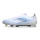 Adidas F50 Elite Laceless FG Blanc Bleu